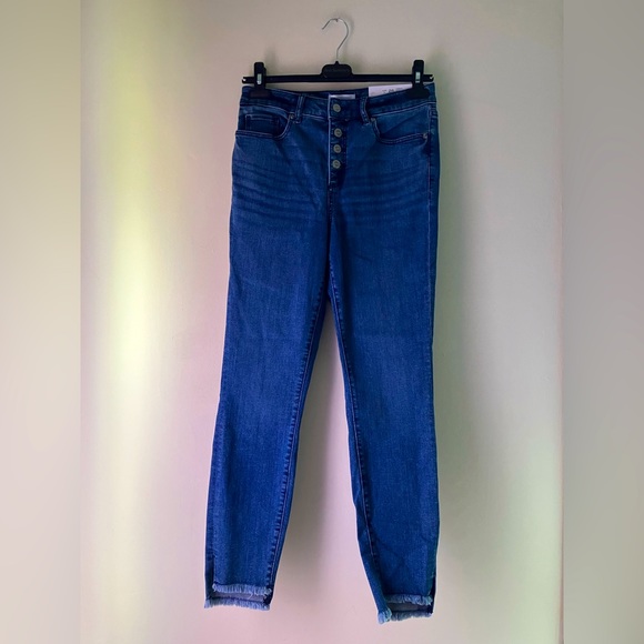 Loft Curvy High Waisted Skinny Jeans - Picture 2 of 5